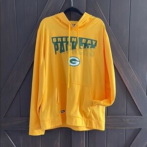 NFL Green Bay Packers Yellow Hoodie Sweatshirt